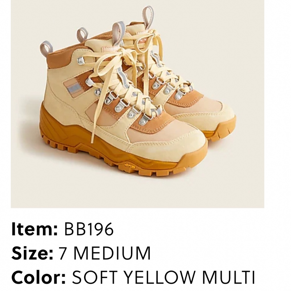 Jcrew Nordic hiker boots NEW